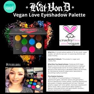 🆕Kat On D Vegan Love Eyeshadow Palette